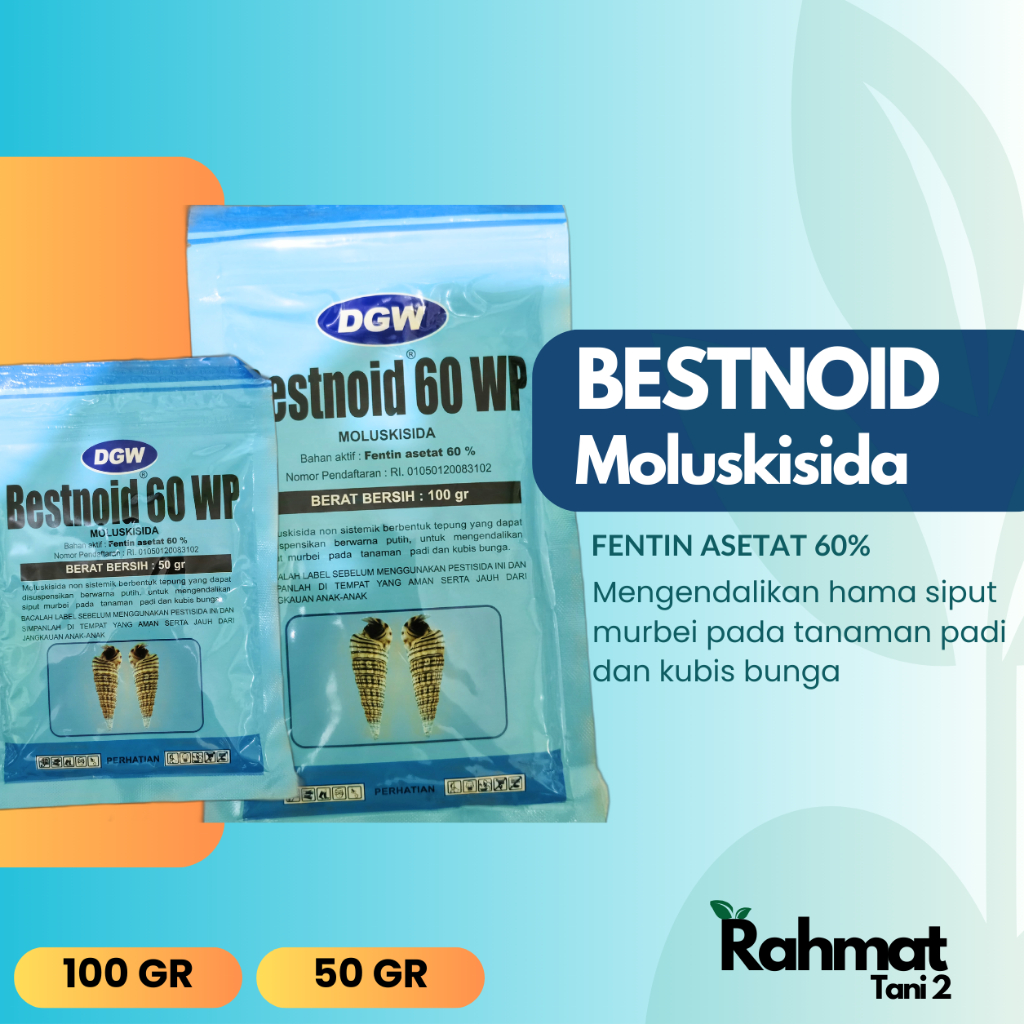 BESTNOID - Moluskisida Racun Keong dan Siput (50 gr & 100 gr)
