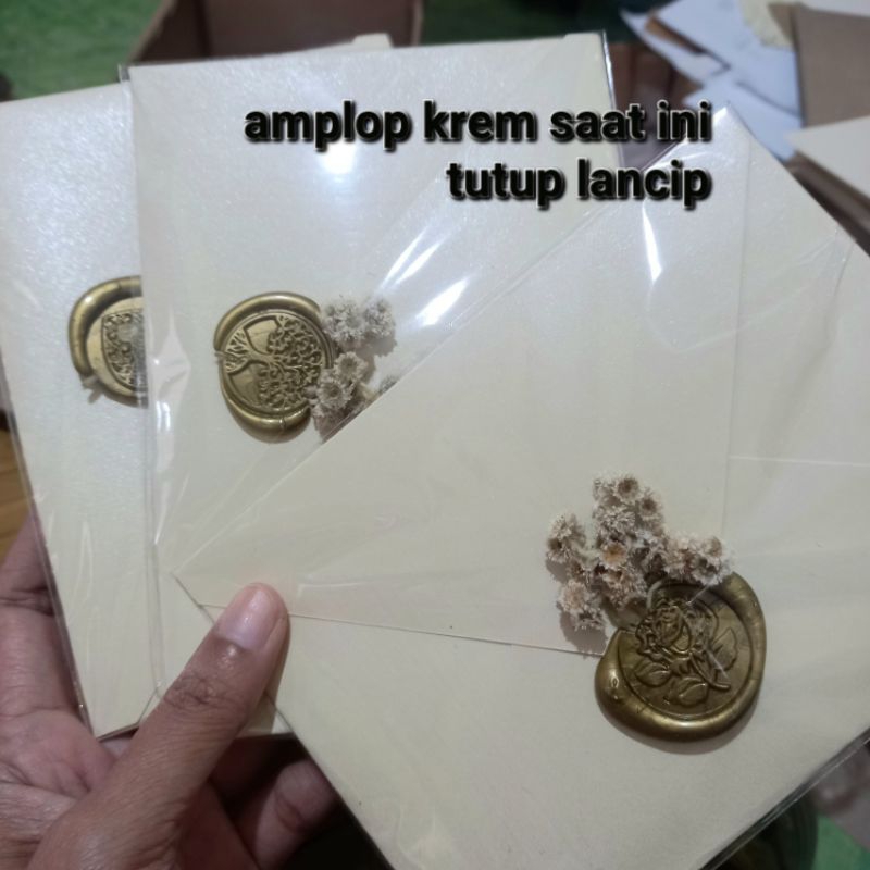

Amplop A6 11x16cm rustic untuk kado dan surat