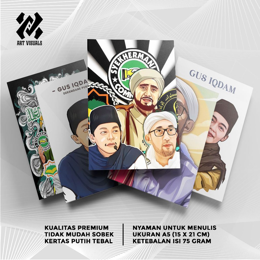 

Buku Tulis Custom Tema Mafia Sholawat Terlengkap Termurah Model Bebas Pilih Foto / Buku Tulis Sekolah / Buku Catatan