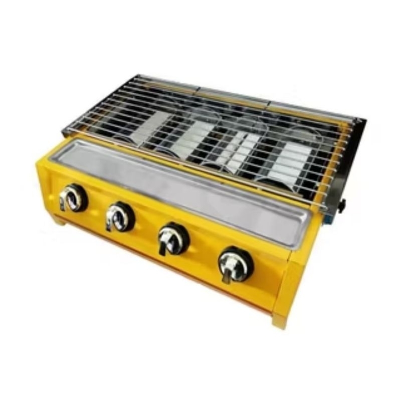 Kompor Panggang Bakar Sosis Gas Roaster 4 Tungku ,Bakar Sosis BBQ