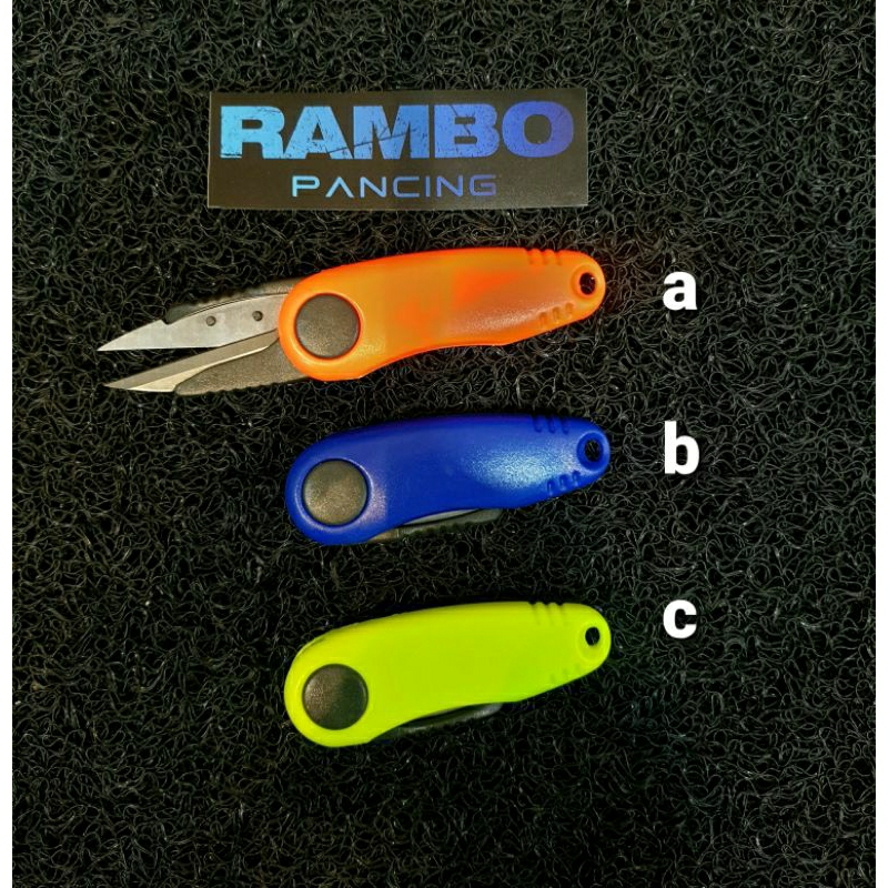 

gunting kecil |untuk custom rod dan assist hook | warna random |