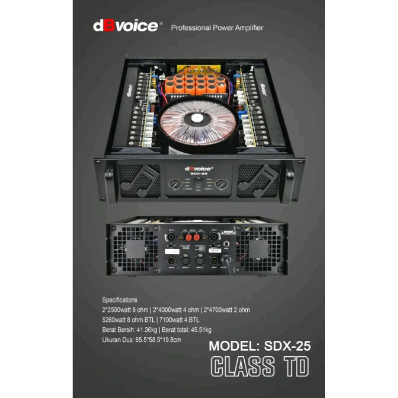 Power dBvoice Class TD SDX-25