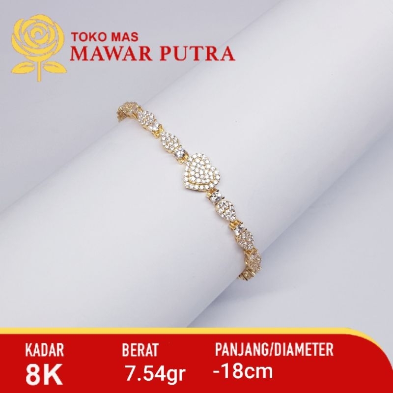 Gelang Kasandra Elegant UBS gold 8K