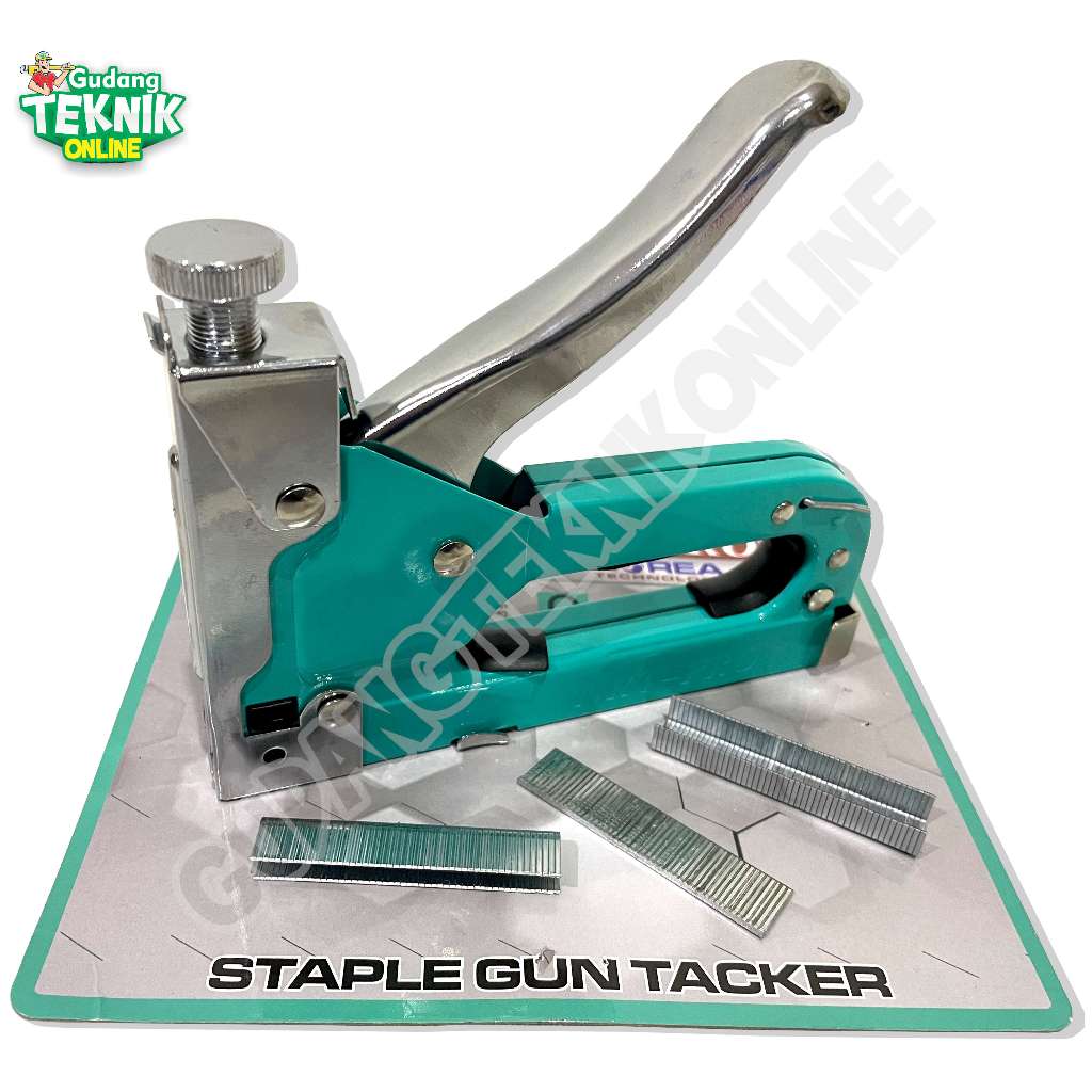 

Staples Gun Manual 3in1 NRT PRO / Staples Tembak Hekter U Lurus I Tracker Stapler Setaples Manual jok NRT PRO