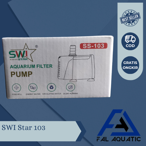 Pompa Swi 103 / SWI STAR 103 / Pompa Aquarium 1000 Lph / Submersible Pump