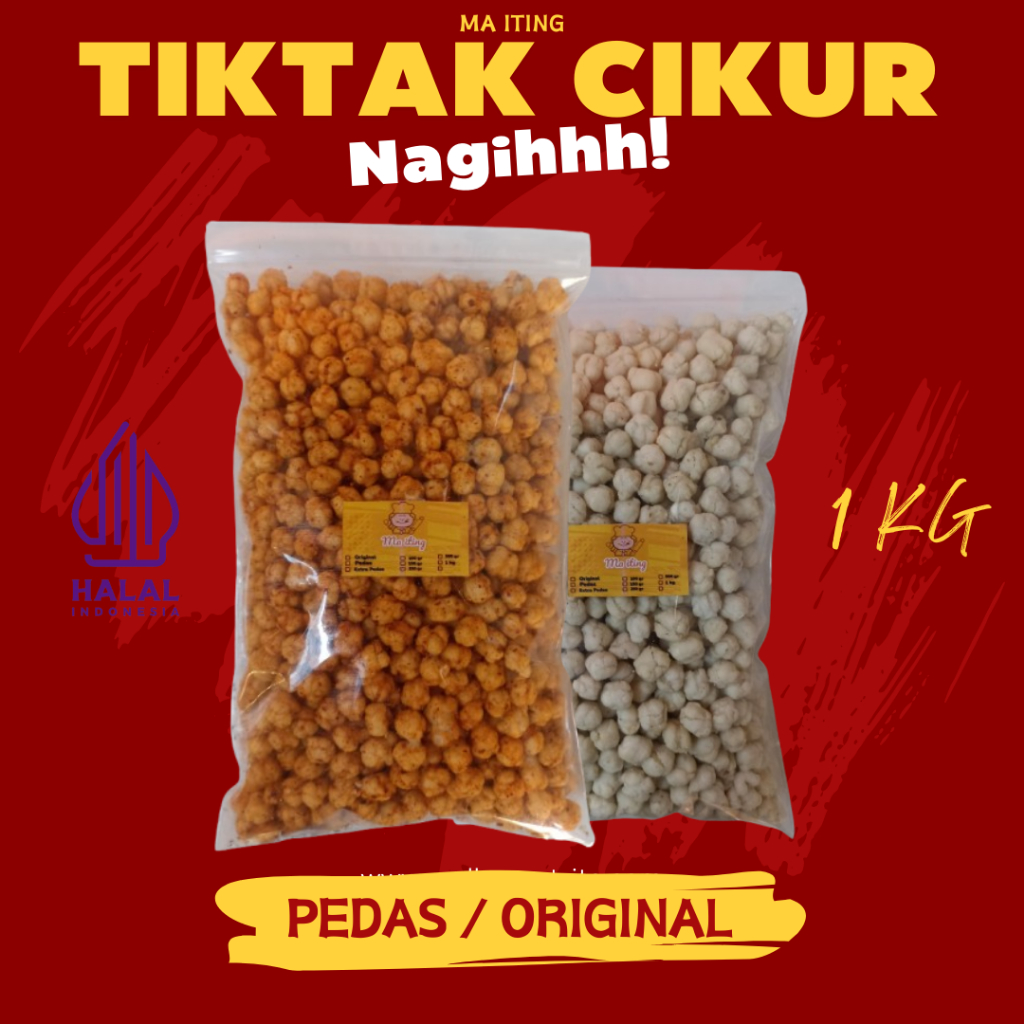 

Tiktak Cikur Pedas Daun Jeruk 1 Kg