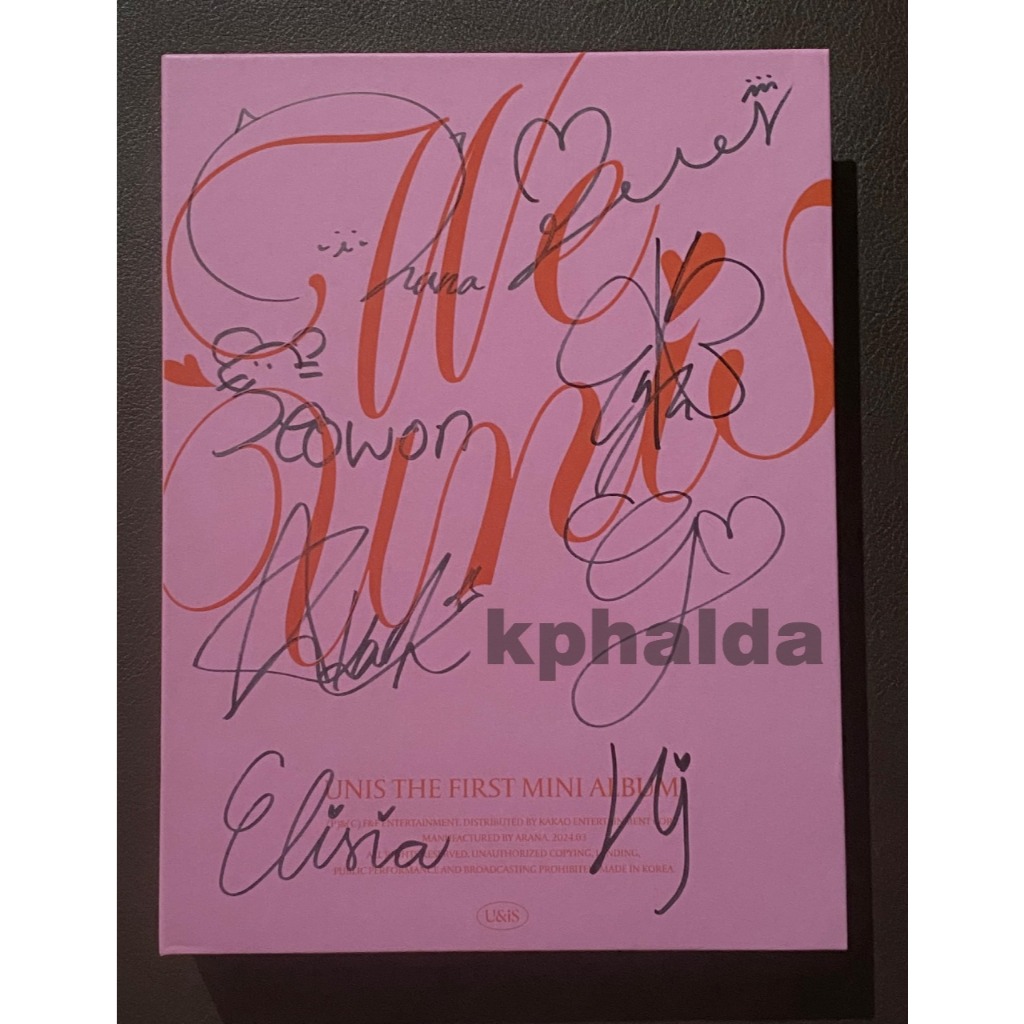 [SIGNED All Member] UNIS The 1st Mini Album - WE UNIS Universe Ticket