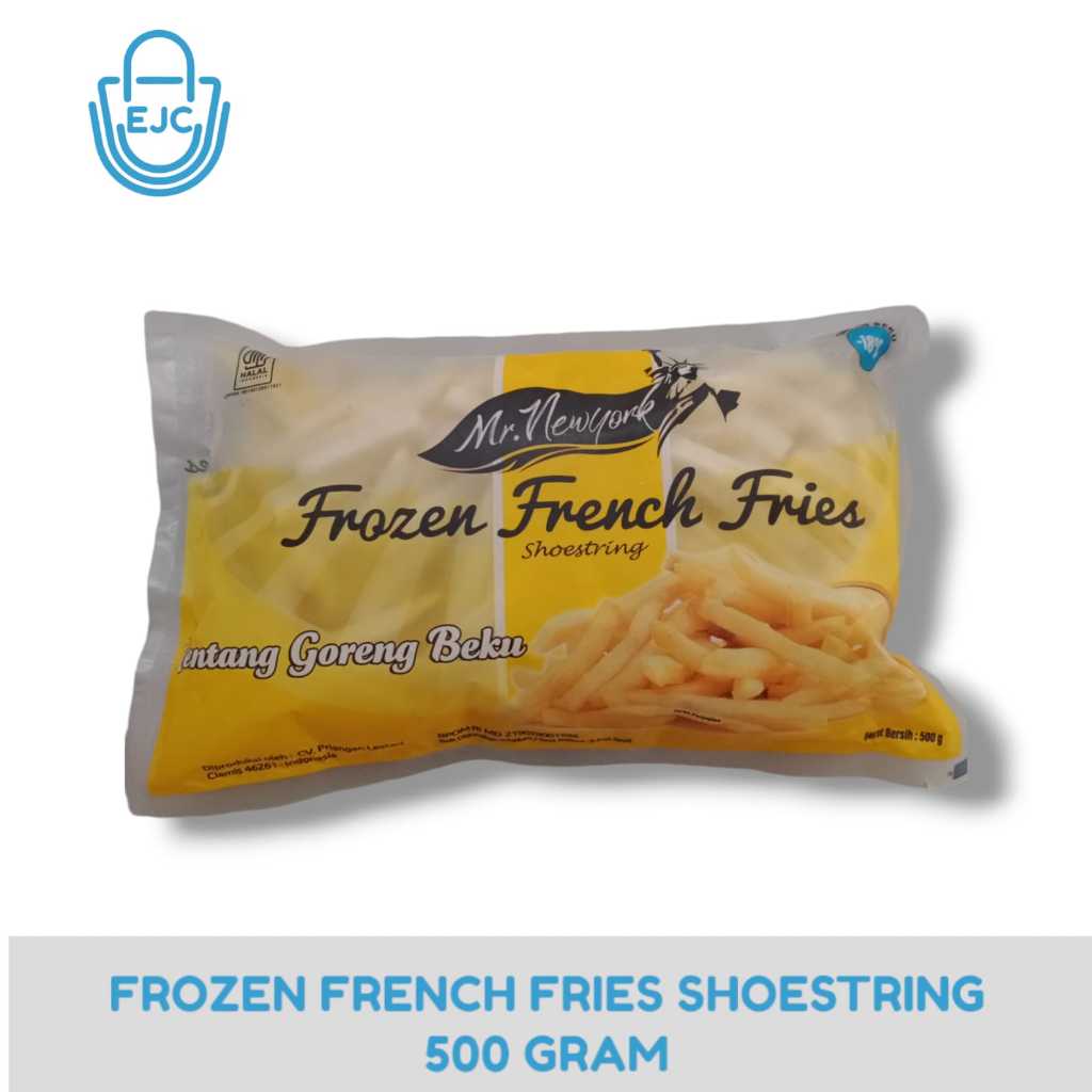 

FROZEN FRENCH FRIES SHOESTRING MR. NEW YORK 500GR