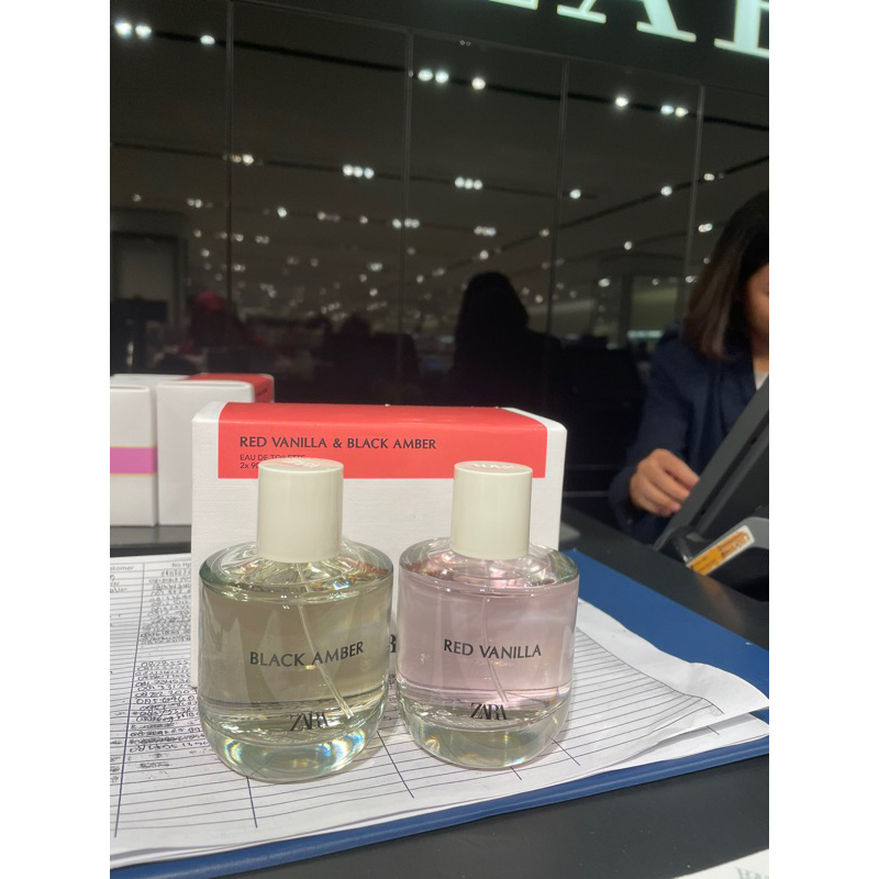 ZARA Red Vanilla Black Amber Nuit EDT 90ml Ori Counter Mall