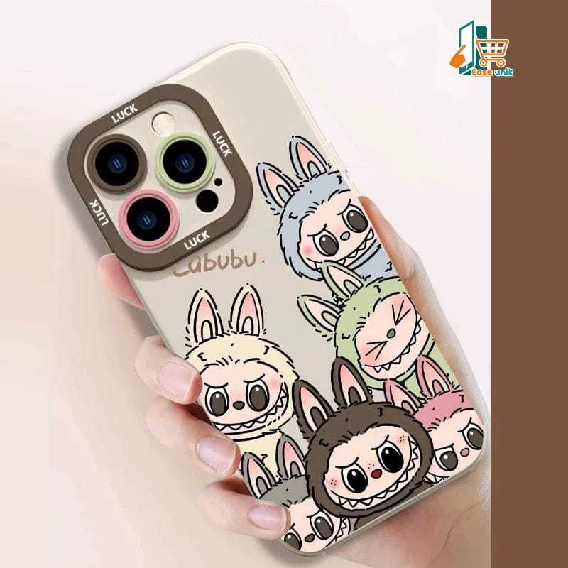 SS955 Silikon Case Labubu Monster Softcase Casing Hp FOR OPPO A83 A5 A9 2020 A76 A96 A3 PRO RENO 4 4