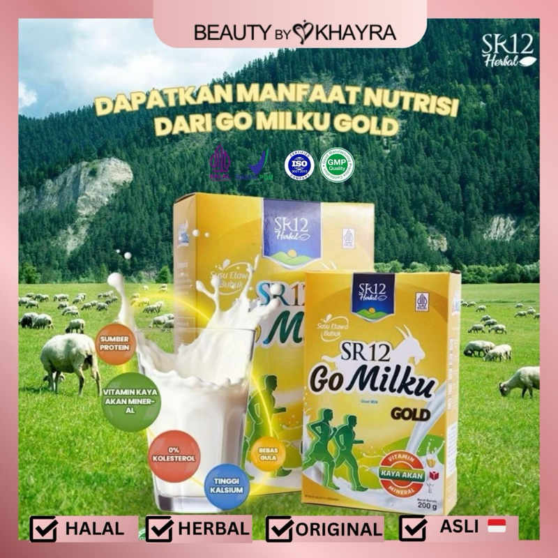 

GOMILKU SR12 GOLD 200 GRAM | Susu Kambing untuk Lansia | Susu Kesehatan