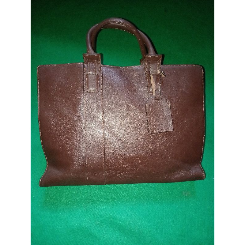 Tas laptop kulit asli