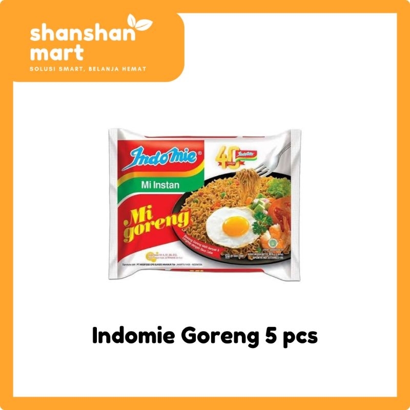 

Mie Indomie Goreng 5 Pcs