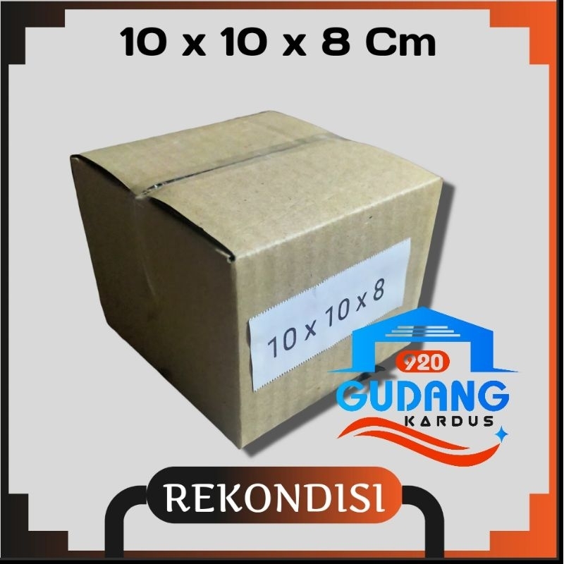 

KARDUS PACKING/KARTON/BOX UKURAN 10 x 10 x 8 Cm