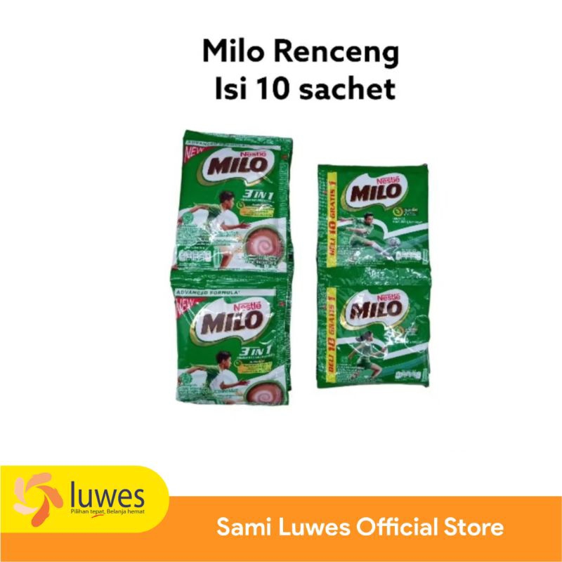 

Milo Renceng isi 10 sachet