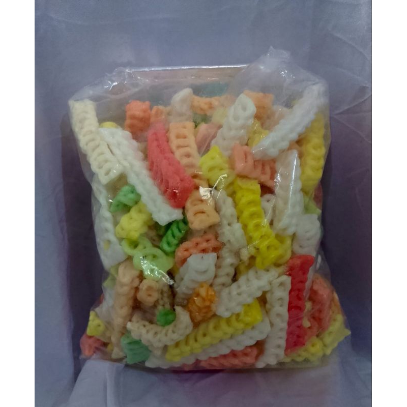 

krupuk Rantau warna warni 500gr