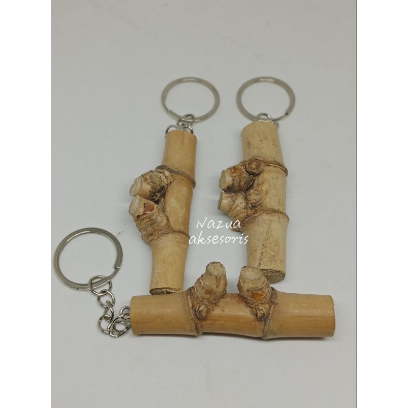 Gantungan kunci/tas dari bambu petuk