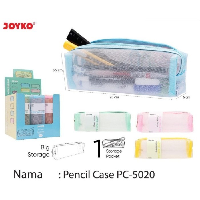 

Kotak Tempat Pensil Pencil Case Joyko PC-5020