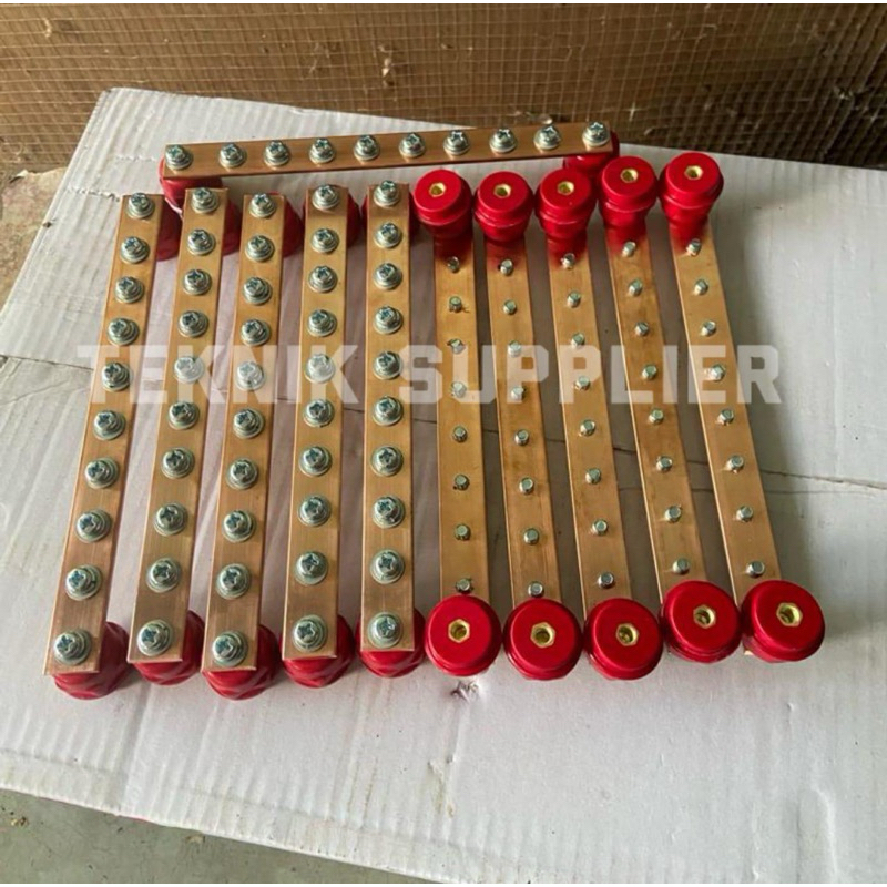 busbar tembaga 5mm - busbar custom / busbar grounding / busbar arde / nol arde busbar tembaga murni 