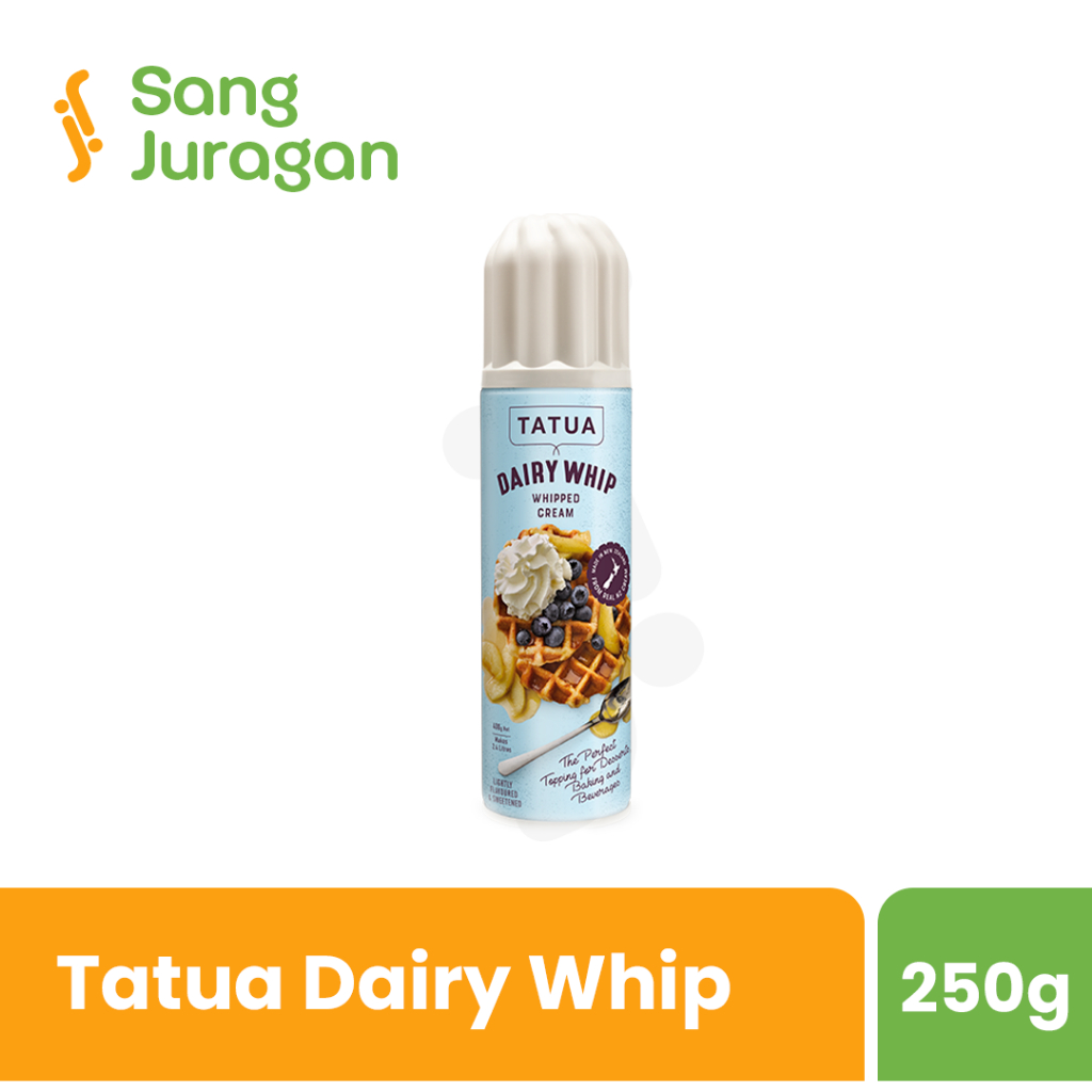 

Tatua Whipping Cream Aerosol / Whip Cream Tatua Semprot / Whipped Cream Minuman 250 ml / 250 g