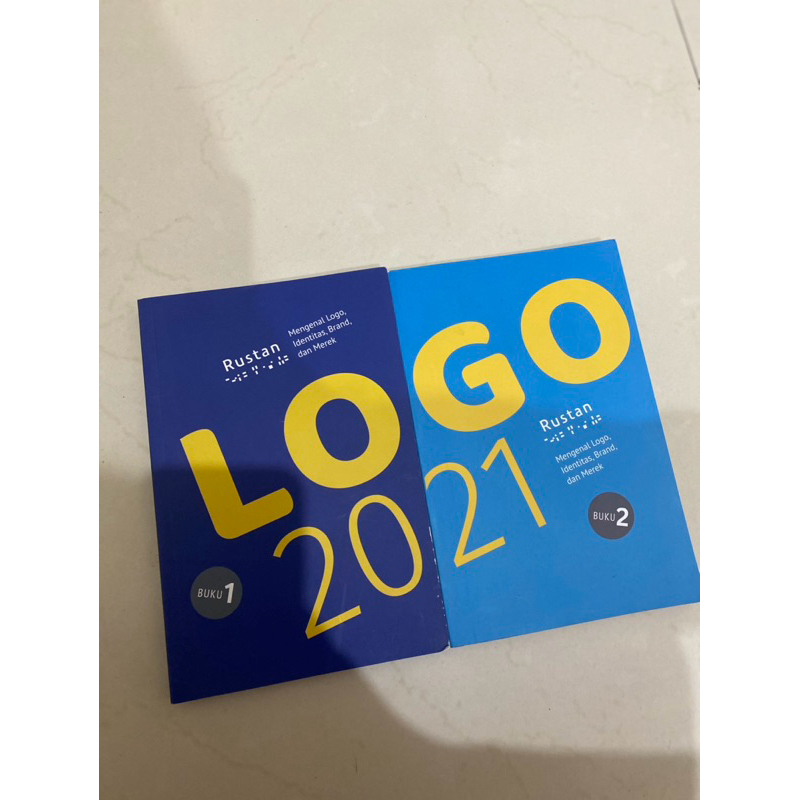 SET Original Buku Mendesain Logo Surianto Rustan Edisi 2021 ORIGINAL - Buku 1 & Buku 2