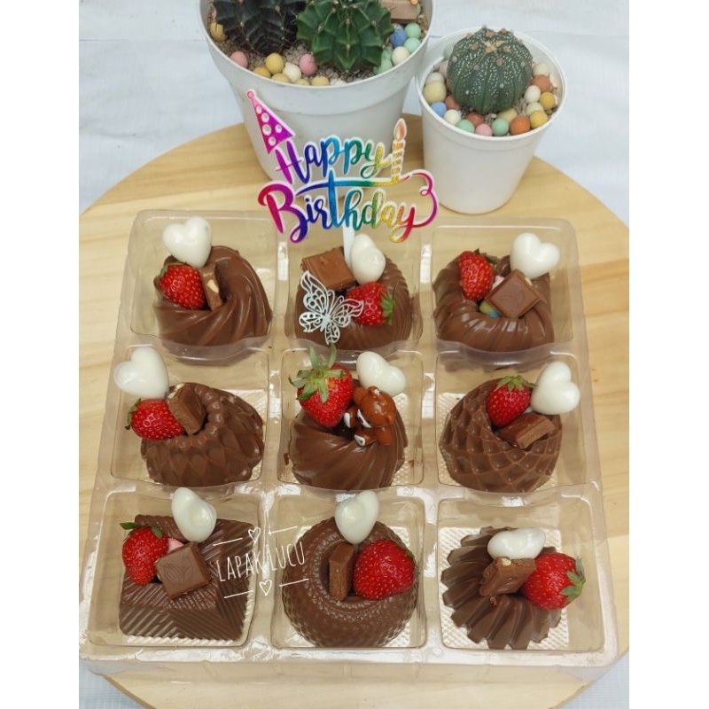 

Puding ultah, hampers puding, pudding, puding tart ultah, puding mini