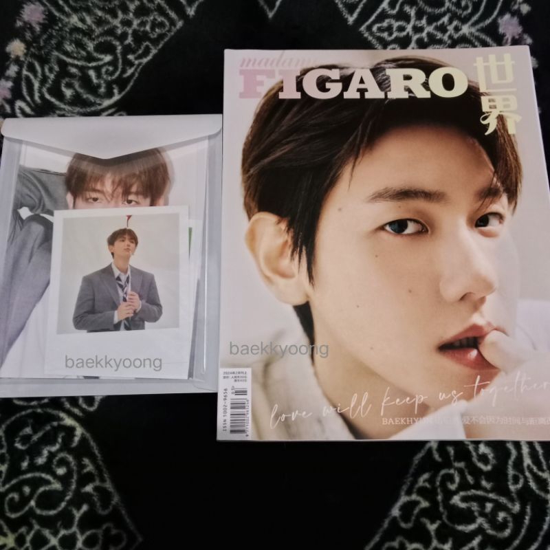 [BACA DESKRIPSI] BAEKHYUN EXO Photopack SG24, Majalah Madame Figaro