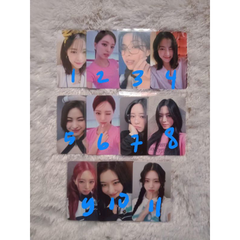ITZY PHOTOCARD PC YUNA RYUJIN CHAERYEONG WITHMUU SW WM SOUNDWAVE TOU CH SG24 BENE 30K WON KAKAO LUCK