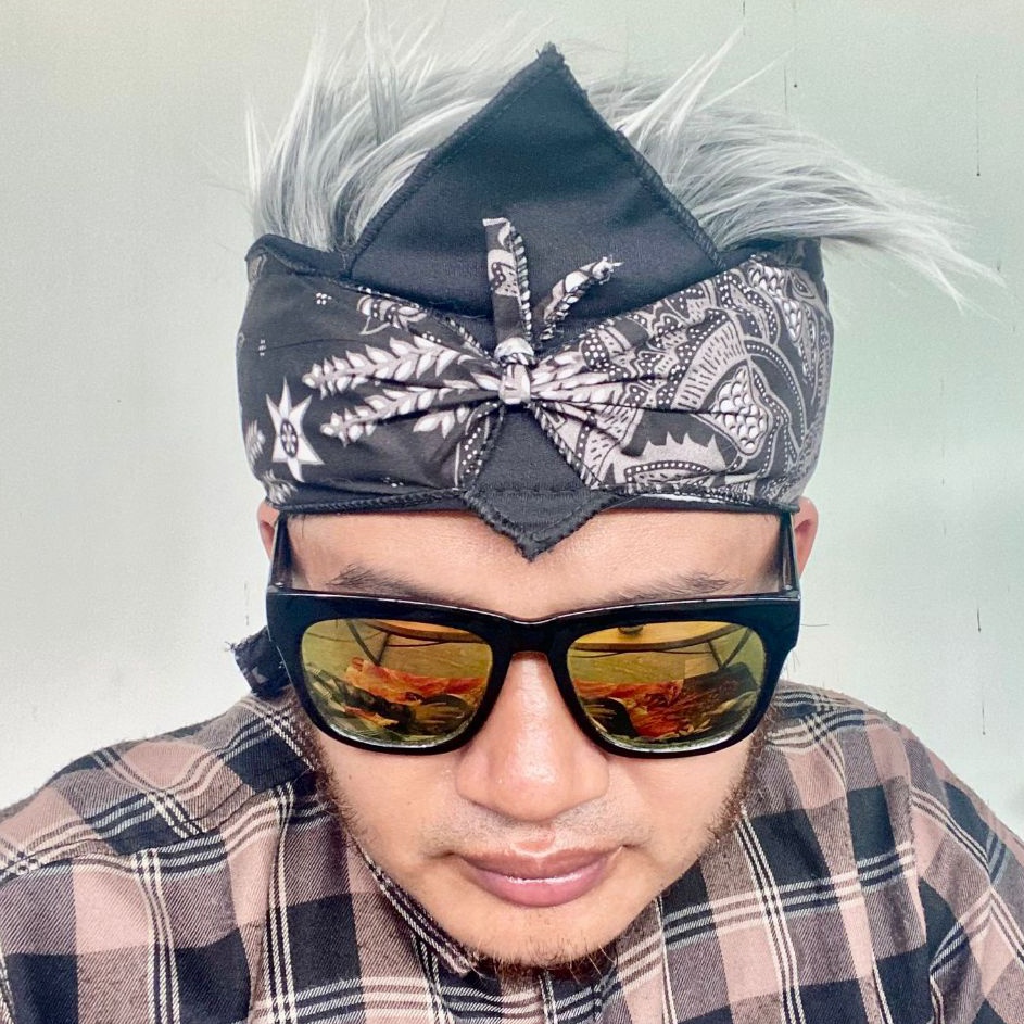 Super Model  Topi Rambut Udeng Pria Topi Udeng Jawa Bali Batik Topi Udeng Rambut Palsu