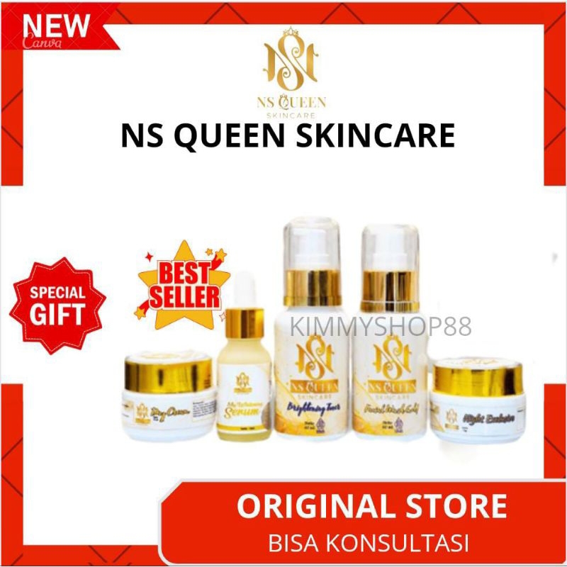 NSQUEEN SKINCARE NSQUEEN ORIGINAL PEMUTIH WAJAH PENGHILANG FLEK JERAWAT NS QUEEN SKINCARE