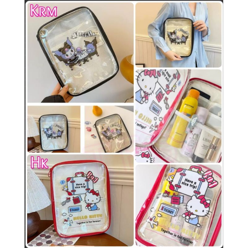 Pouch / dompet cosmetic organizer mika uk 22x4x29