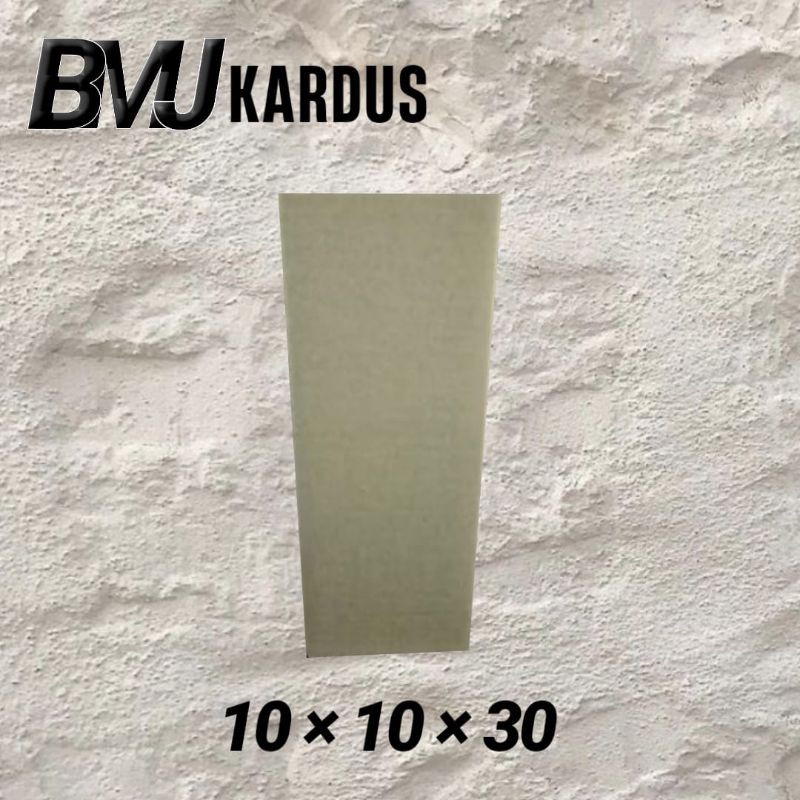 

kardus packing ukuran 10x10x30