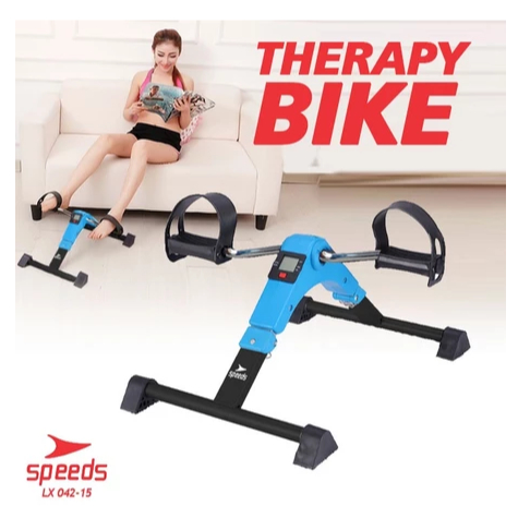 SPEEDS Sepeda Statis Terapi Portable Sepeda Statis Mini Bike Untuk Terapi Kaki Tangan Stroke 042-15