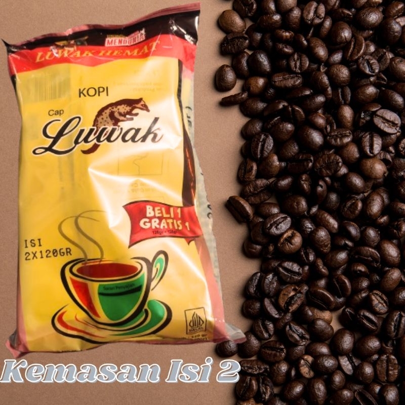 

Kopi hitam luwak premium Beli 1 gratis 1. 2x120Gr