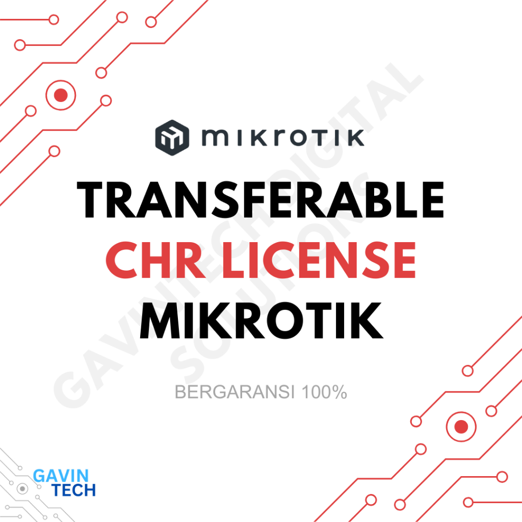 Lisensi Original CHR MikroTik (Transferable CHR License)