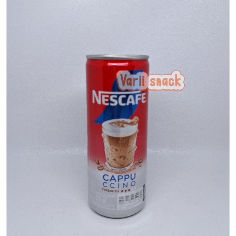 Nescafe Minuman Kopi Kaleng Latte / Cappuccino 220 ml