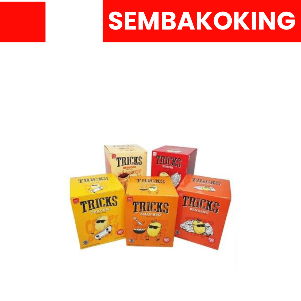 

TRICKS BISCUIT KENTANG BOX ISI 10 POTATO BAKED CHIPS CRIPS HALAL