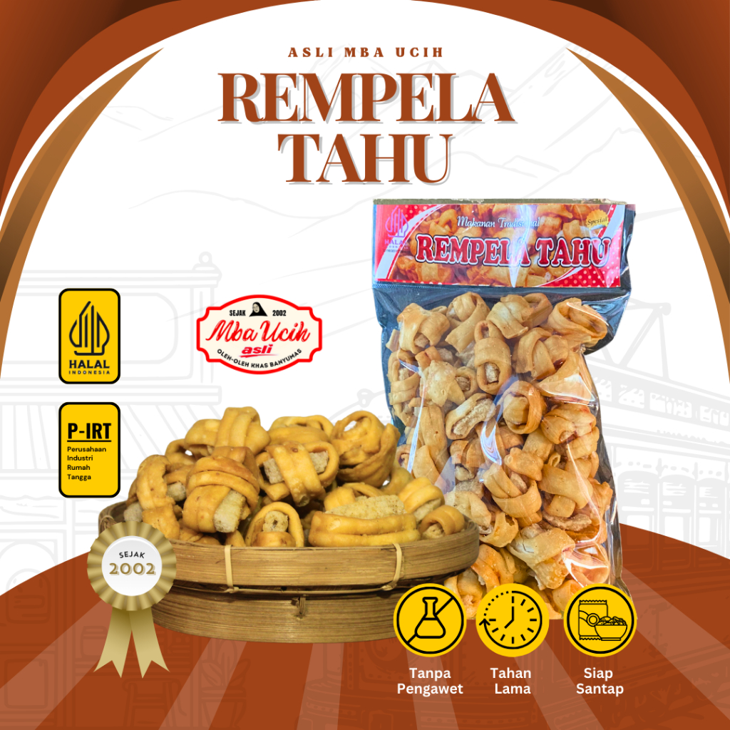 

Rempela Tahu Asli Mba Ucih Oleh Oleh Khas Banyumas