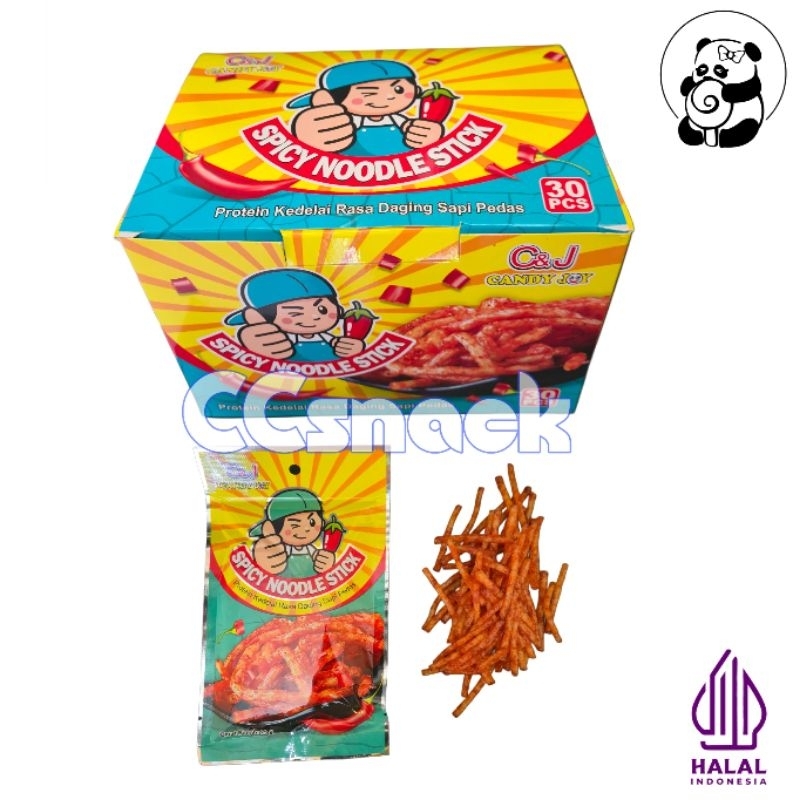 

C&J LATIAO SPICY NOODLE STICK BOX ISI 30