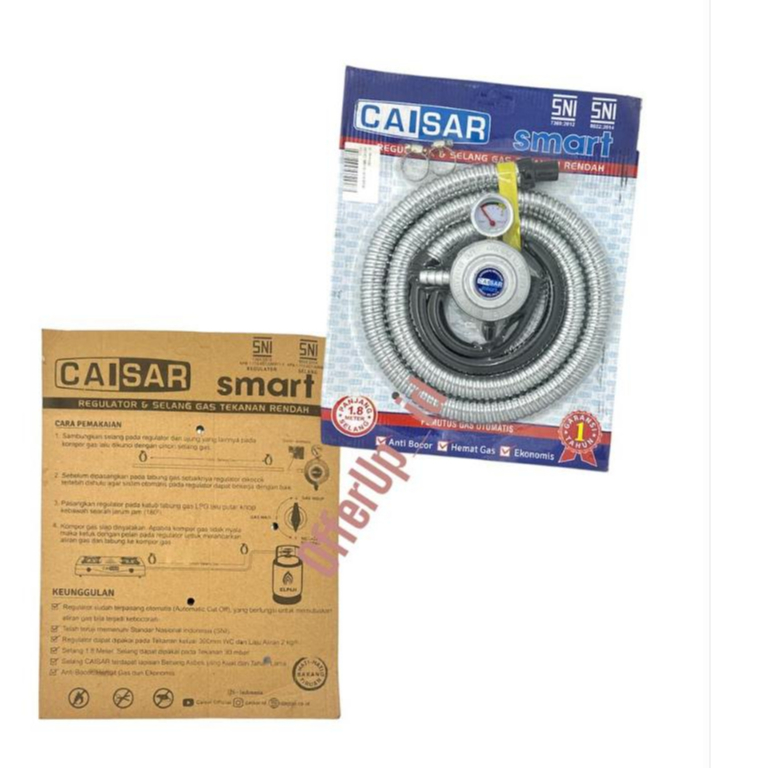Regulator Gas LPG Caisar Tekanan Rendah Set Selang & Regulator