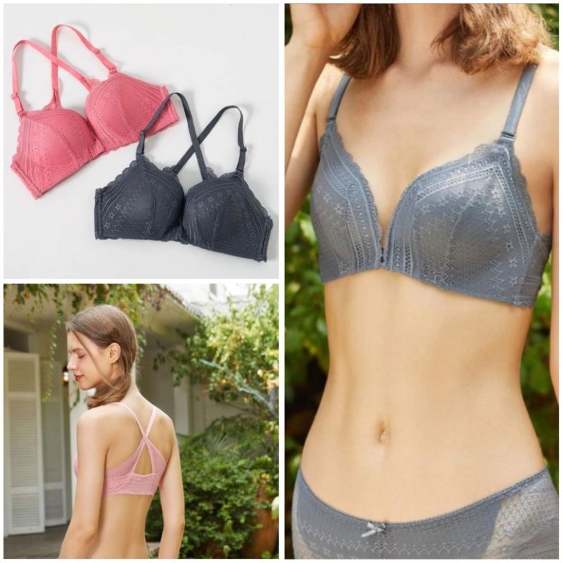 Bra Tanpa Kawat Young Hearts 20200 | Kait Depan | Size 32B-36B
