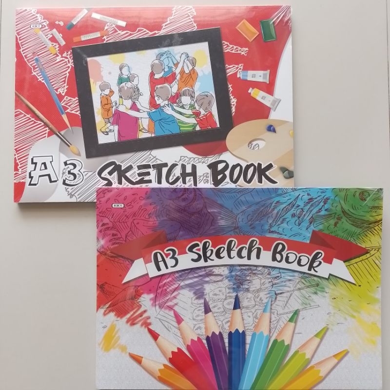

Buku Sketsa Sketch Book Kiky A3 ( Pcs ) [ Original ]