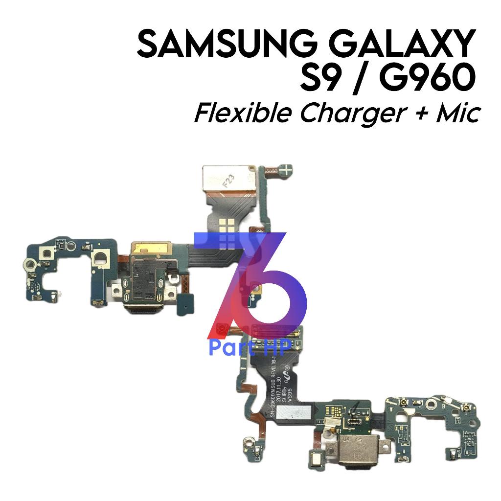 Papan Konektor PCB Charger + Mic Samsung Galaxy S9 / S960 / SM-G960F / SM-G960 / SM-G960F / SM-G960U