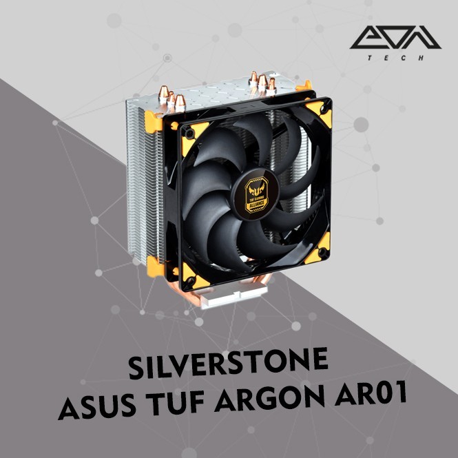SILVERSTONE ASUS TUF Argon AR01 CPU Cooler Fan Processor