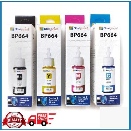 Tinta Epson Original BLUEPRINT 664 For Printer Epson L120 L220 L350 70ml - Varian