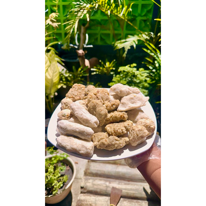 

Pempek asli ikan tengiri segala varian (bijian)