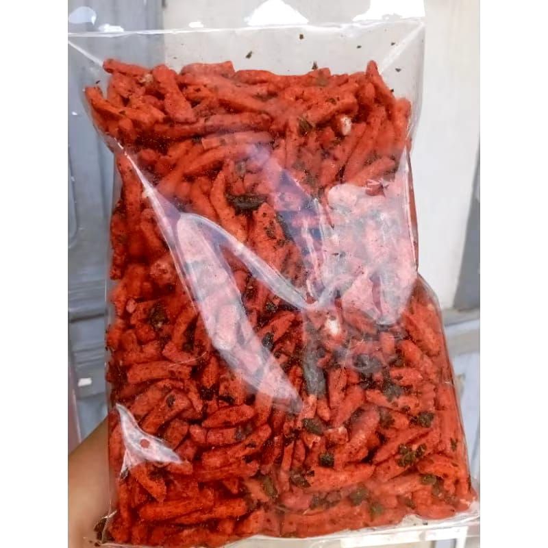 

Basreng Pedas Daun jeruk 500 gram