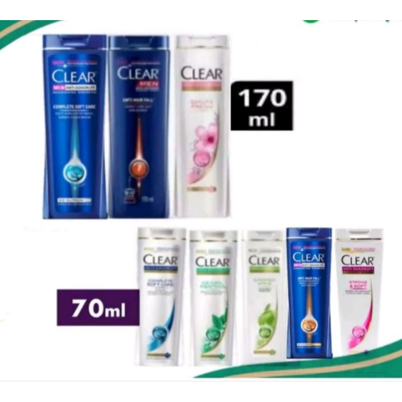 Shampoo Clear Men Anti Dandruff 170ml