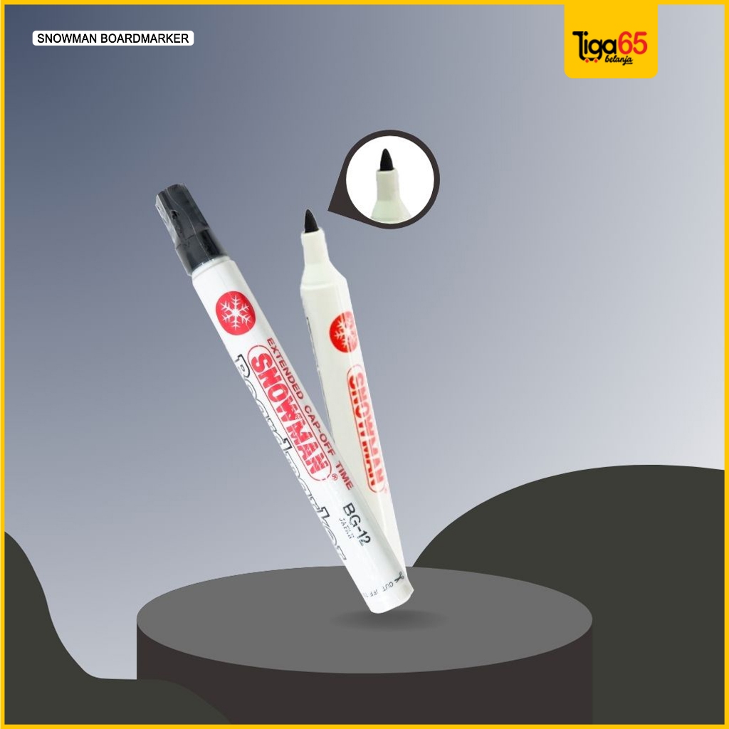 

Spidol Whiteboard 1 PCS / Spidol Papan Tulis / White Board / Spidol Warna Hitam / Spidol Bg-12