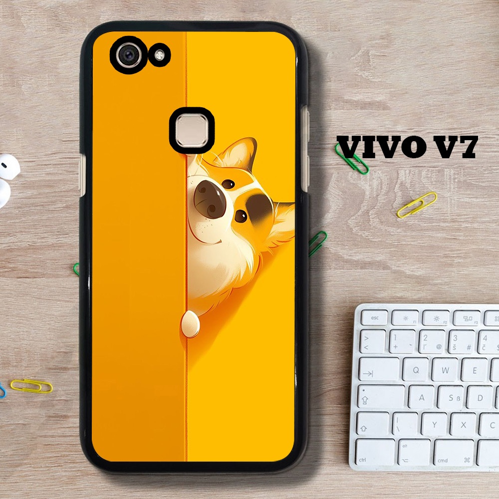 [A68] CASING HANDPHONE VIVO V7 CASE VIVO V7 CUSTOM CASE AESTHETIC KEREN LUCU VIRAL TERBARU